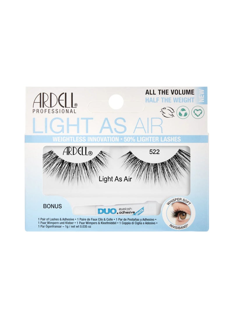 ARDELL Light As Air WEIGHTLESS INNOVATION . 50% LIGHTER LASHES style 522 - Image 1